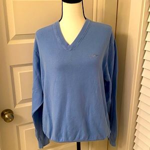 Greg Norman|| Light blue v-neck long sleeve sweater
